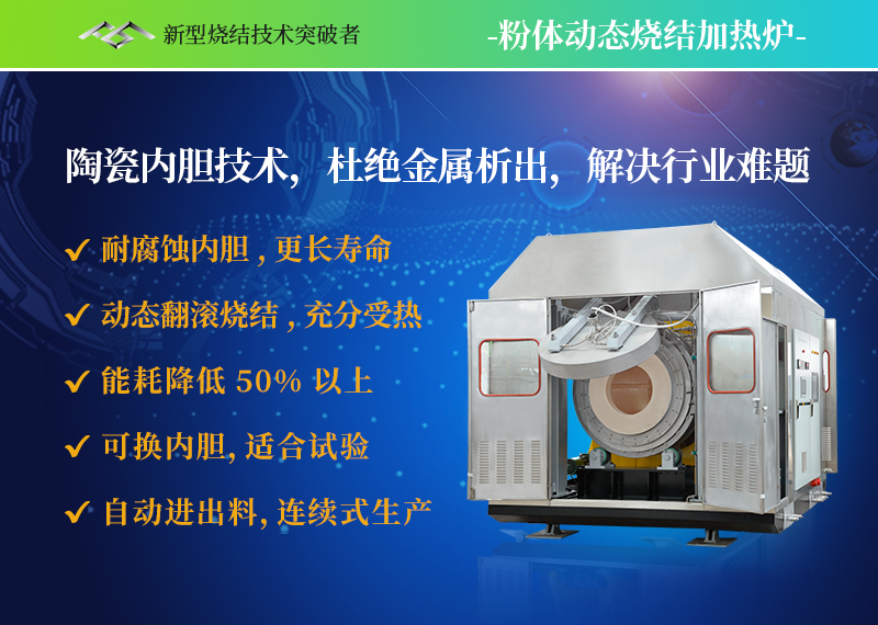 鳳谷回轉窯，粉體燒結窯